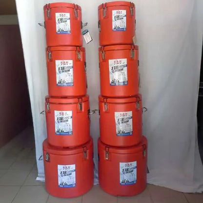 Boîte à lunch isolée pour aliments, restaurant en libre-service, grande capacité, récipient de stockage des aliments, ensemble E27, 4-7-15-30-60L, 5 pièces