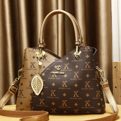 Sac à bandoulière élégant pour maman, 11.2 pouces (28cm), fourre-tout à la mode avec matériau PU de haute qualité