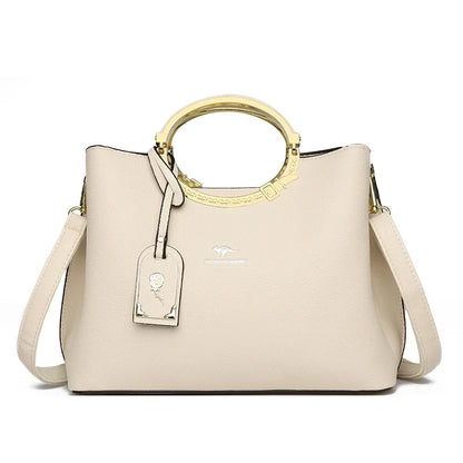 Sac à Main de Luxe en Cuir Souple pour Femme, Fourre-Tout de Grande Capacité à 3 Couches, de Styliste, de Bonne Qualité