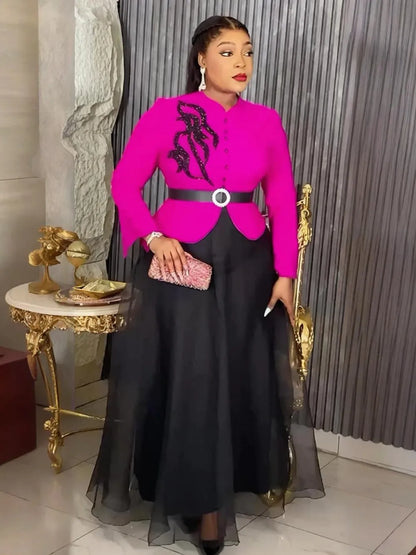 Robes africaines élégantes pour femmes, vêtements africains, grande taille, Robe longue de fête de mariage turque, Dashiki Ankara, nouvelle collection 2025