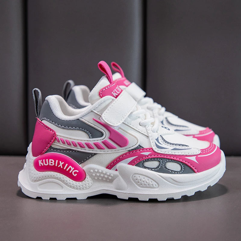 Chaussures à plateforme en cuir pour filles, baskets de luxe pour enfants, chaussures mignonnes pour enfants, rencontres scolaires, mode, nouveau, 2024