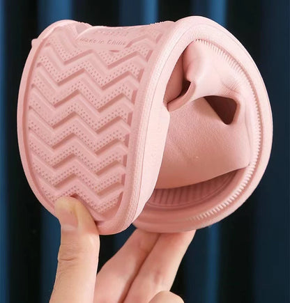 Pantoufles d'Été Confortables et Antidérapantes pour Couple, Sandales Légères à la Mode, pour l'Intérieur et la Maison, Tongs pour Femme et Homme