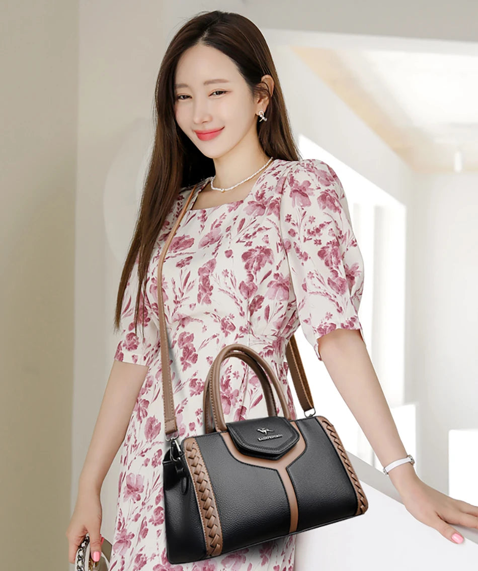 Sac à main tendance pour femmes, fourre-tout de bonne qualité, grande capacité, marque de luxe célèbre, Sac à bandoulière, nouvelle collection 2024