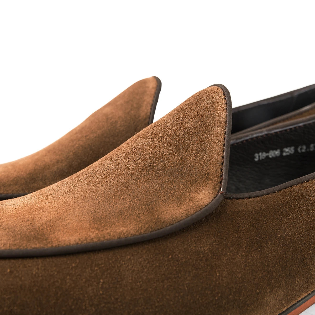 Hanmce mode sué angleterre chaussures décontractées mocassins de luxe faits à la main en cuir véritable hommes