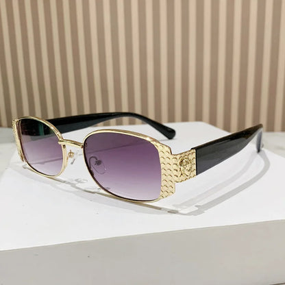 Nouvelle marque de mode Vintage lunettes de soleil femmes de luxe concepteur 2025 voyage en plein air nuances lunettes à la mode fête haut d'été lunettes de soleil