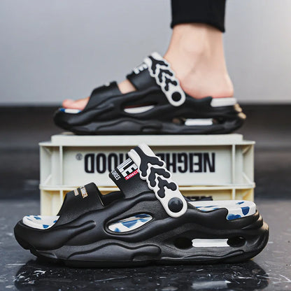 Chaussons pour hommes EVA femmes sandales chaussures à plate-forme confortables antidérapant doux hommes chaussures De plage été Sandalias De Mujer Verano 2025