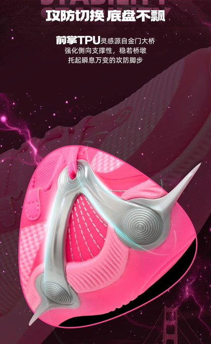 Rigorer BP1 'Kaleidoscope' chaussures de basket-ball hommes bas résistant à l'usure antidérapant professionnel réel Combat Sport baskets