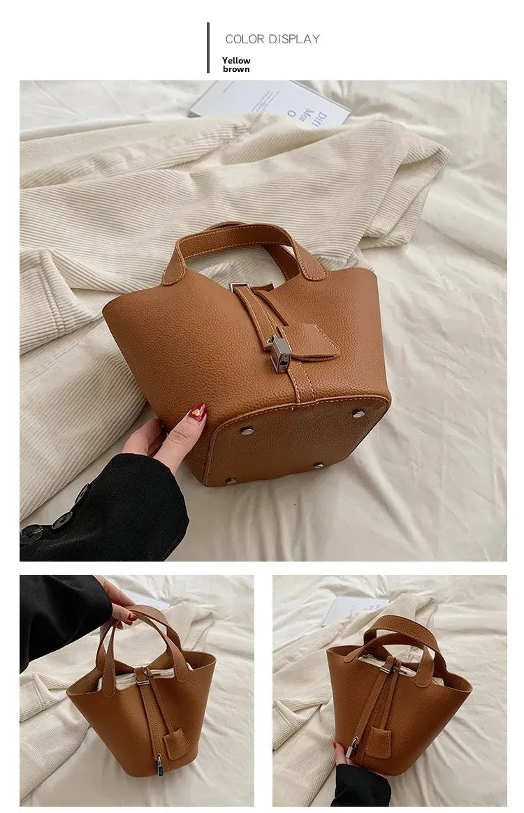 Sac à main en cuir PU pour femmes, Design Unique haut de gamme, offre spéciale de la saison, sac seau tendance, polyvalent à la mode, Si