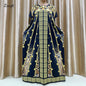 Mode nouveau Style fleur manches africain Dashiki imprimé fleuri taille ceinture coton Caftan dame été Maxi robes décontractées robes