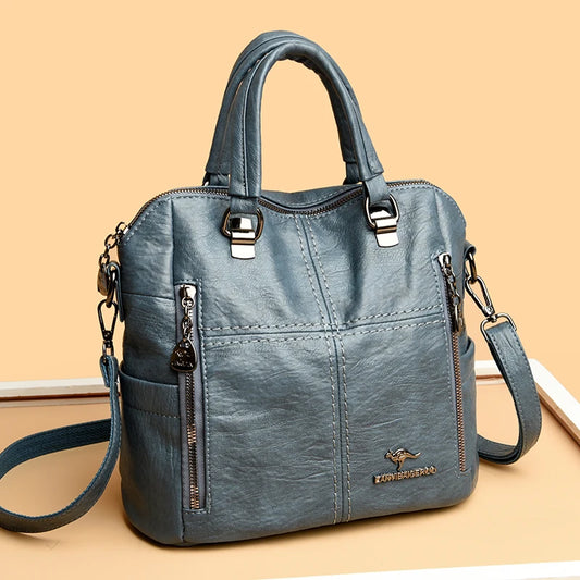 2025 poches multiples sacs à Main en cuir souple pour femmes sacs à Main de luxe femmes sacs concepteur épaule sacs à bandoulière Sac A Main