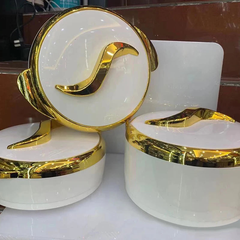 Ensemble de chauffe-plats isothermes, boîte à lunch isotherme, pot pour mariage, fête de famille, événement du Ramadan, 1,5 l, 2/2 l, 3 pièces