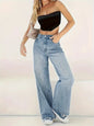 Jean Baggy Y2K pour femmes, Vintage, taille basse, jambe droite, pantalon en Denim, e-girl, Streetwear, Clubwear