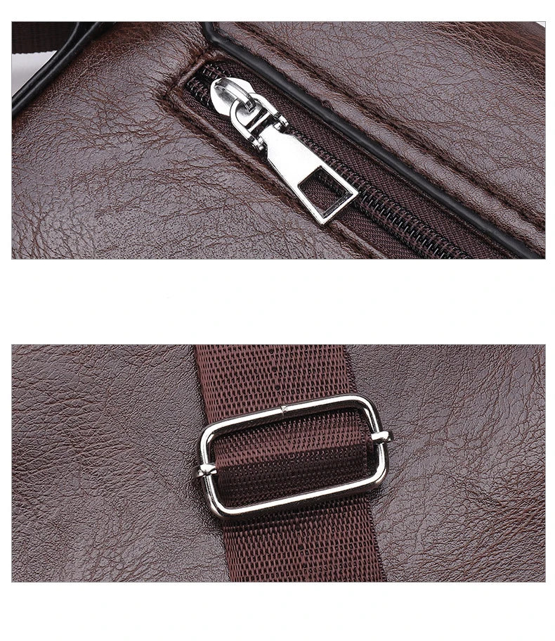 Marque de luxe Vintage sacs de messager hommes en cuir sac à bandoulière homme sac à main marron noir sac latéral affaires sac à bandoulière pour hommes