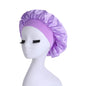 Femmes Satin solide à large bord chapeau de couchage nuit Bonnet de nuit soins des cheveux Bonnet Bonnet de nuit pour femmes hommes unisexe casquette bonnet de nuit
