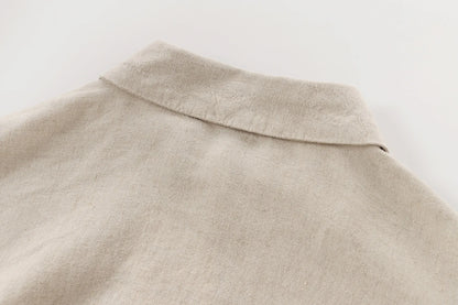 TRAFZA 2024 femmes 2 pièces ensemble taille élastique poche plis décorer pantalon à jambes larges + solide simple boutonnage fente ourlet Blouse haut