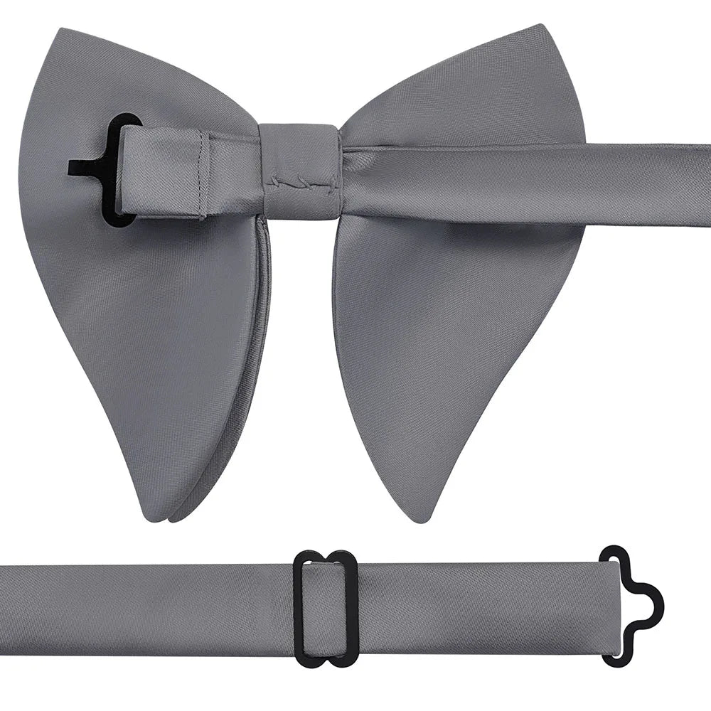 GUSLESON mode rose Champagne bleu solide noeud papillon pour hommes classique grand noeud papillon pour fête de mariage nœud papillon adulte hommes cravate