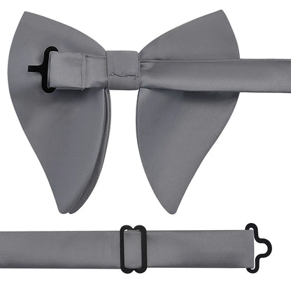 GUSLESON mode rose Champagne bleu solide noeud papillon pour hommes classique grand noeud papillon pour fête de mariage nœud papillon adulte hommes cravate