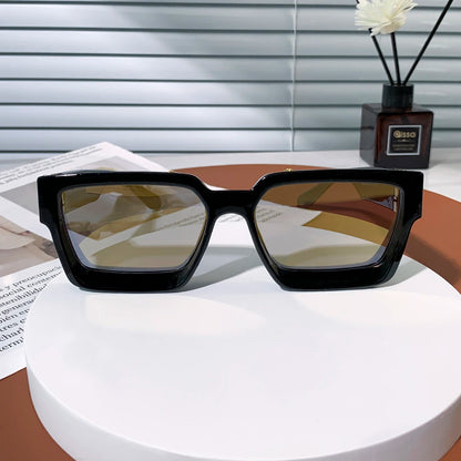 Ruiao rétro noir millionnaire nuances lunettes de soleil de luxe 2025 pour hommes concepteur célèbre marque carré lunettes de soleil homme femmes lunettes de soleil