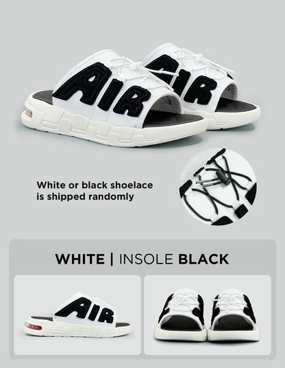 Pantoufles hommes coussin d'air conception glisser homme été nouveau PVC doux antidérapant hommes pantoufles de sport pour hommes tongs Chanclas Hombre