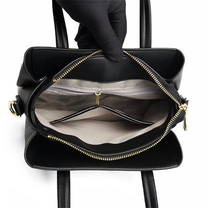 Sacs à bandoulière en cuir de grande capacité pour femmes, sacs à main de créateurs de marque, sacs à main de messager vintage, nouveau, 2024