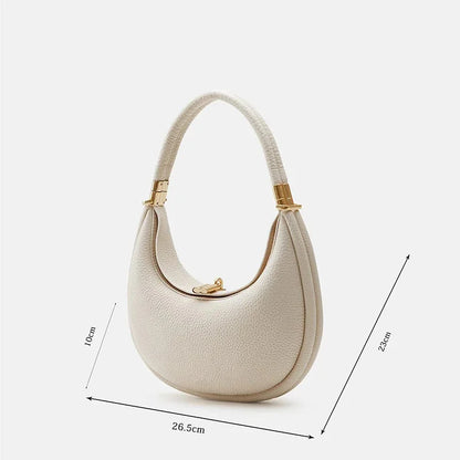 Sac à main en forme de croissant de luxe pour femme, nouvelle série Pine Moon, Hobo, sac à bandoulière polyvalent en cuir, sac à main à la mode, sacs sous les bras