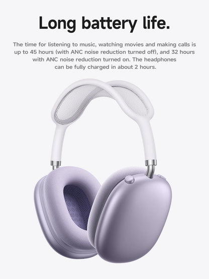 HOCO W65 Plus ANC réduction du bruit Bluetooth casque sur l'oreille sans fil grand écouteur Hifi sons Sport casques avec bouton