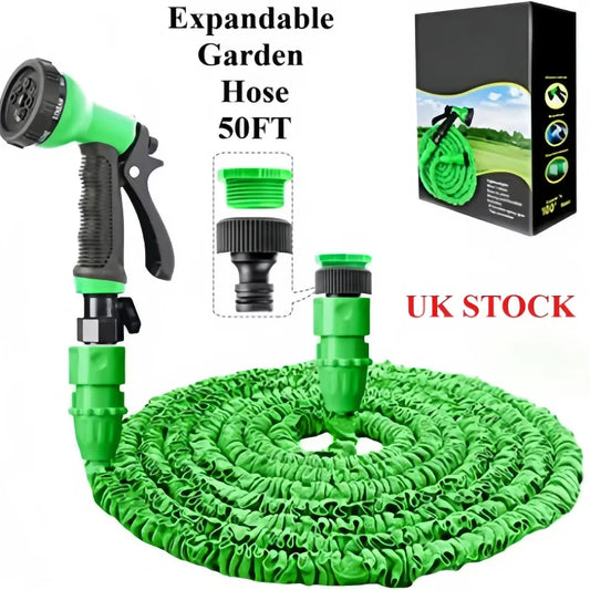 Tuyau magique haute pression extensible de 200 pieds, 7 fonctions de pulvérisation d'eau, pistolet, matériaux durables, outils d'arrosage de jardin domestique