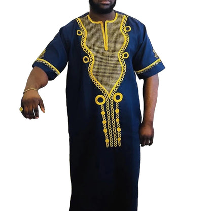 Robes de soirée traditionnelles africaines chemises pour hommes thobe dashiki robe vêtements mode caftan afrique vêtements musulmans abayas 2025