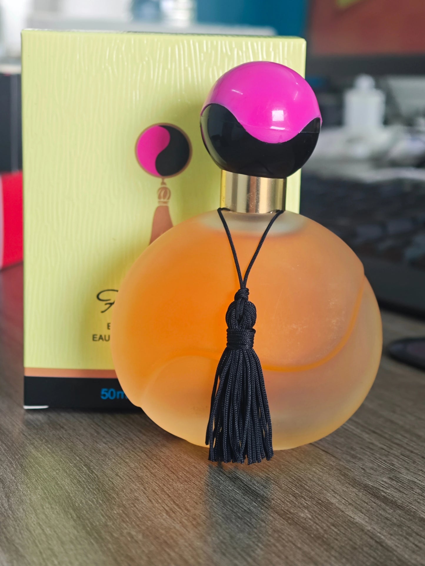 Parfum Durable à odeur d'agrumes fraîche, 50ml, pour dames, parfum haut de gamme, longue durée, saveur d'orange clair