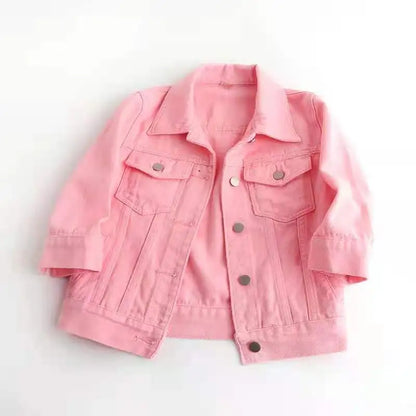 Femmes Denim veste printemps automne manteau court rose Jean vestes décontracté hauts violet jaune violet bleu hauts amples dame vêtements d'extérieur