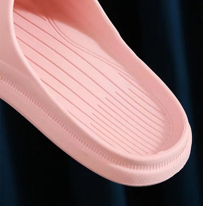 Pantoufles d'Été Confortables et Antidérapantes pour Couple, Sandales Légères à la Mode, pour l'Intérieur et la Maison, Tongs pour Femme et Homme