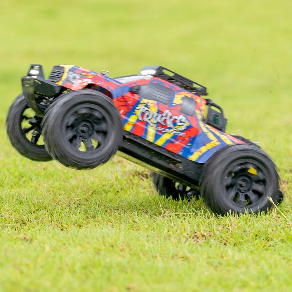 JIUSI PT14R 1/14 RC voiture de course 3S batterie 4WD 80 km/h moteur sans brosse 2.4G télécommande 35C haute vitesse tout-terrain camion RC