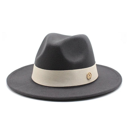 Nouveau chapeau Fedora pour femmes hiver élégant mode formelle mariage décorer église casquette Panama fête Jazz chapeau chapeau femme