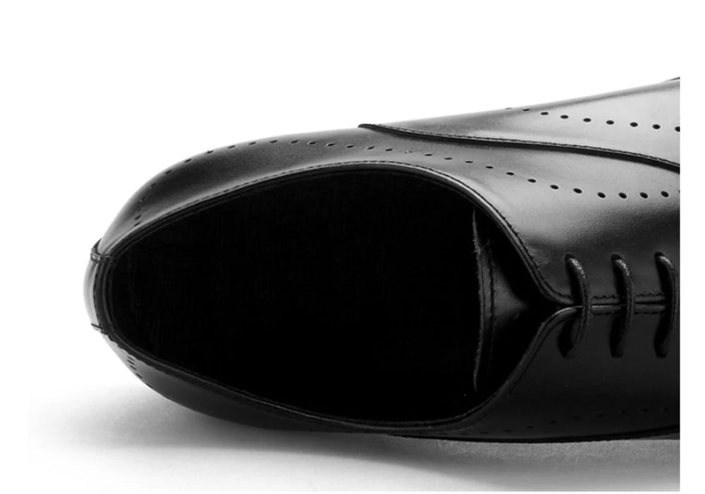 Chaussures Oxford en cuir véritable pour hommes, chaussures de haute qualité, faites à la main, pleine fleur, pour les affaires, décontractées, pour la vie quotidienne, 2024