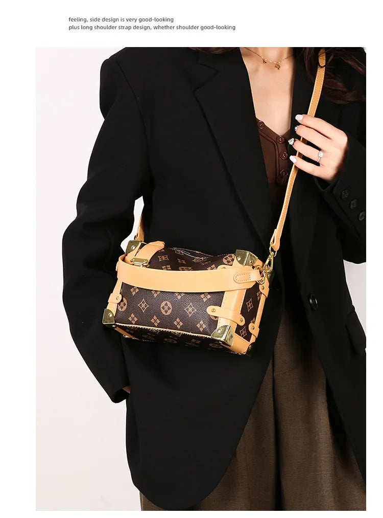 Sac à main polyvalent, nouveau Style étranger, couleur personnalisée, à la mode, couleur contrastée, épaule unique, portée Oblique, printemps 2025