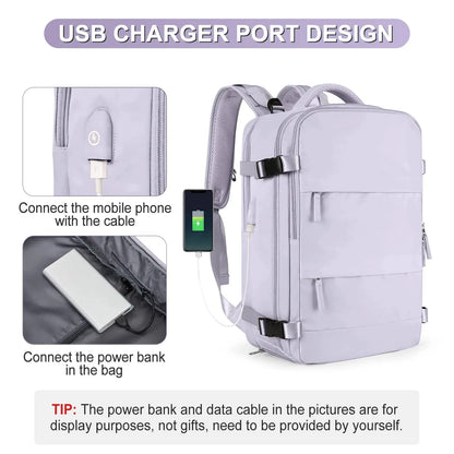 Buylor sac à dos de voyage 40x20x25 ryanair sac de cabine étanche EasyJet sac à dos à main 14 pouces sac à dos pour ordinateur portable bagage à main