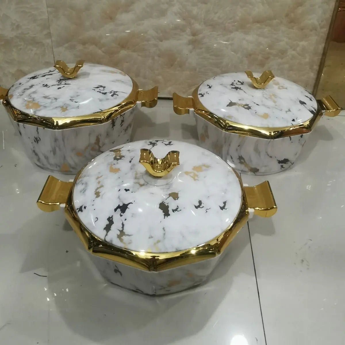 3 pièces ensemble boîte d'isolation alimentaire isolé thermique marmite boîte isolation Pot boîte à déjeuner conservation de la chaleur