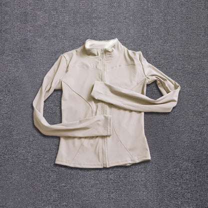 Veste de Sport pour femmes, chemise à manches longues, manteau d'entraînement, vêtements d'entraînement, de Yoga