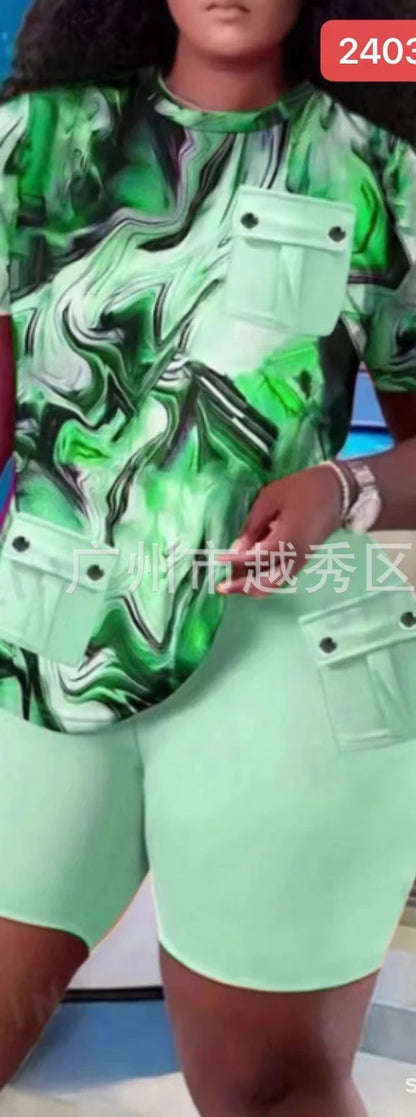 Personnalisé 2025 nouvelles femmes rayure imprimé 2 pièces ensembles survêtement femmes décontracté grande taille bureau montre de sport et pantalon à jambes larges ensemble