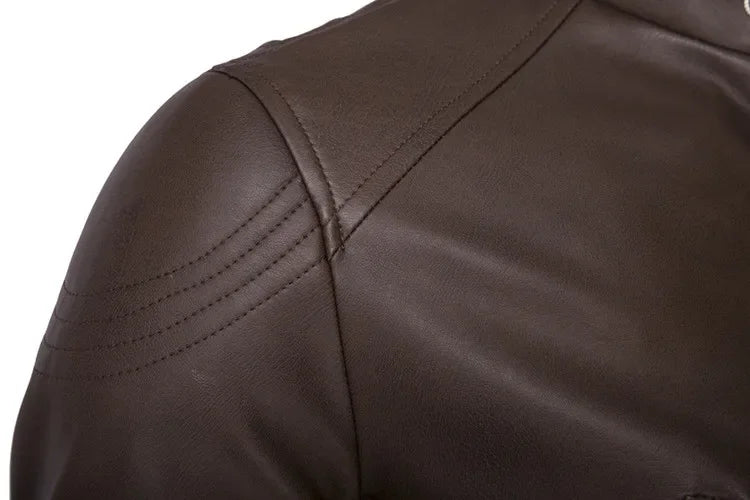 Blouson aviateur en cuir PU décontracté Wolverine pour hommes, manteau Lomatéritive, fermeture éclair, mince, grande taille, 5XL-M, automne, 2024