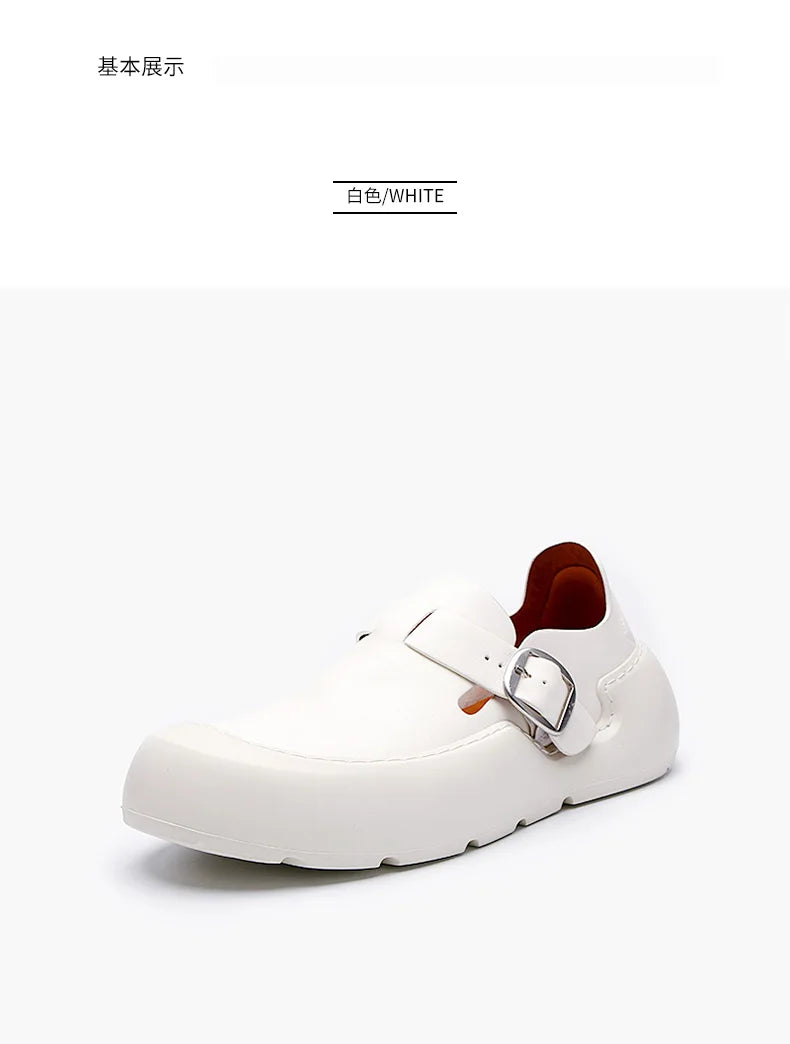 Été 2025 nouveaux mocassins en cuir respirants pour hommes semelles souples semelles épaisses confortables chaussures en cuir pour hommes à la mode et décontractées