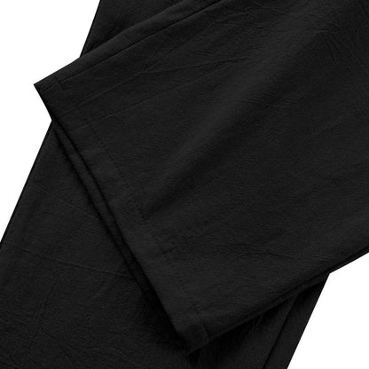BERAKAH SUPRÊME – pantalon de costume décontracté en lin pour hommes, couleur unie, nouvelle mode, pantalon de plage à jambes larges, européen et américain