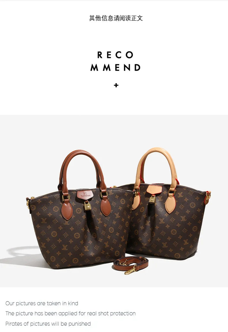 Sac de banlieue de grande capacité pour femmes, nouvelle mode rétro, Texture haut de gamme, fourre-tout à bandoulière polyvalent, 2025