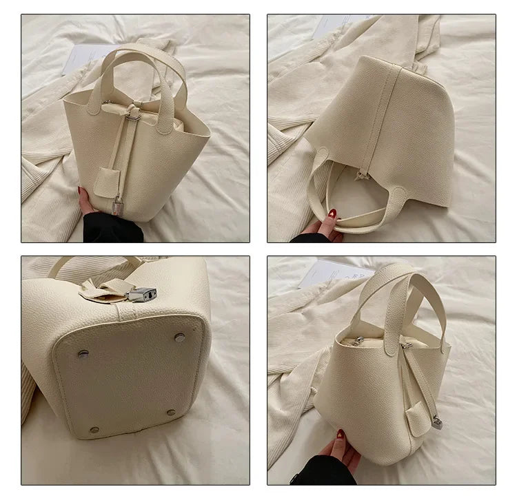 Sac à main en cuir PU pour femmes, Design Unique haut de gamme, offre spéciale de la saison, sac seau tendance, polyvalent à la mode, Si