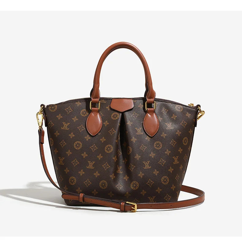 Sac de banlieue de grande capacité pour femmes, nouvelle mode rétro, Texture haut de gamme, fourre-tout à bandoulière polyvalent, 2025