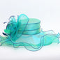 Femmes élégantes chapeau de soleil Organza Fedoras été chapeaux de soleil femmes Kentucky Derby large bord casquette de plage mariage Cocktail thé fête chapeaux