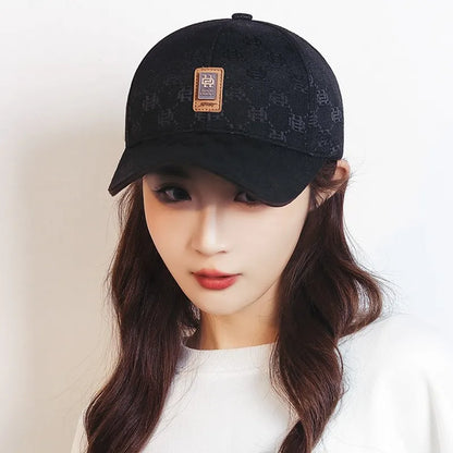 Casquettes de baseball avec étiquette lettre pour hommes et femmes, chapeaux Snapback, vêtements de travail réglables, visière de sport en plein air, couple, mode