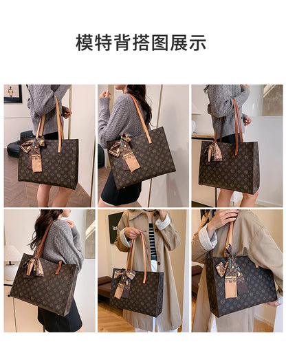 Sac fourre-tout d'affaires haut de gamme – Shopper professionnel pour femmes avec section technique dédiée et fonction de blocage RFID