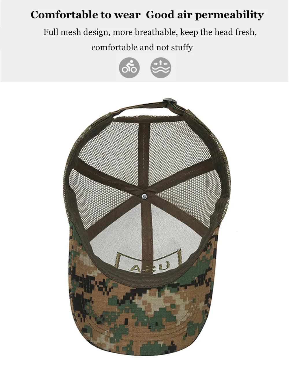 Casquette de Baseball Camouflage drapeau américain pour hommes, tactique respirante en plein air, chapeau à visière d'alpinisme réglable et élégant
