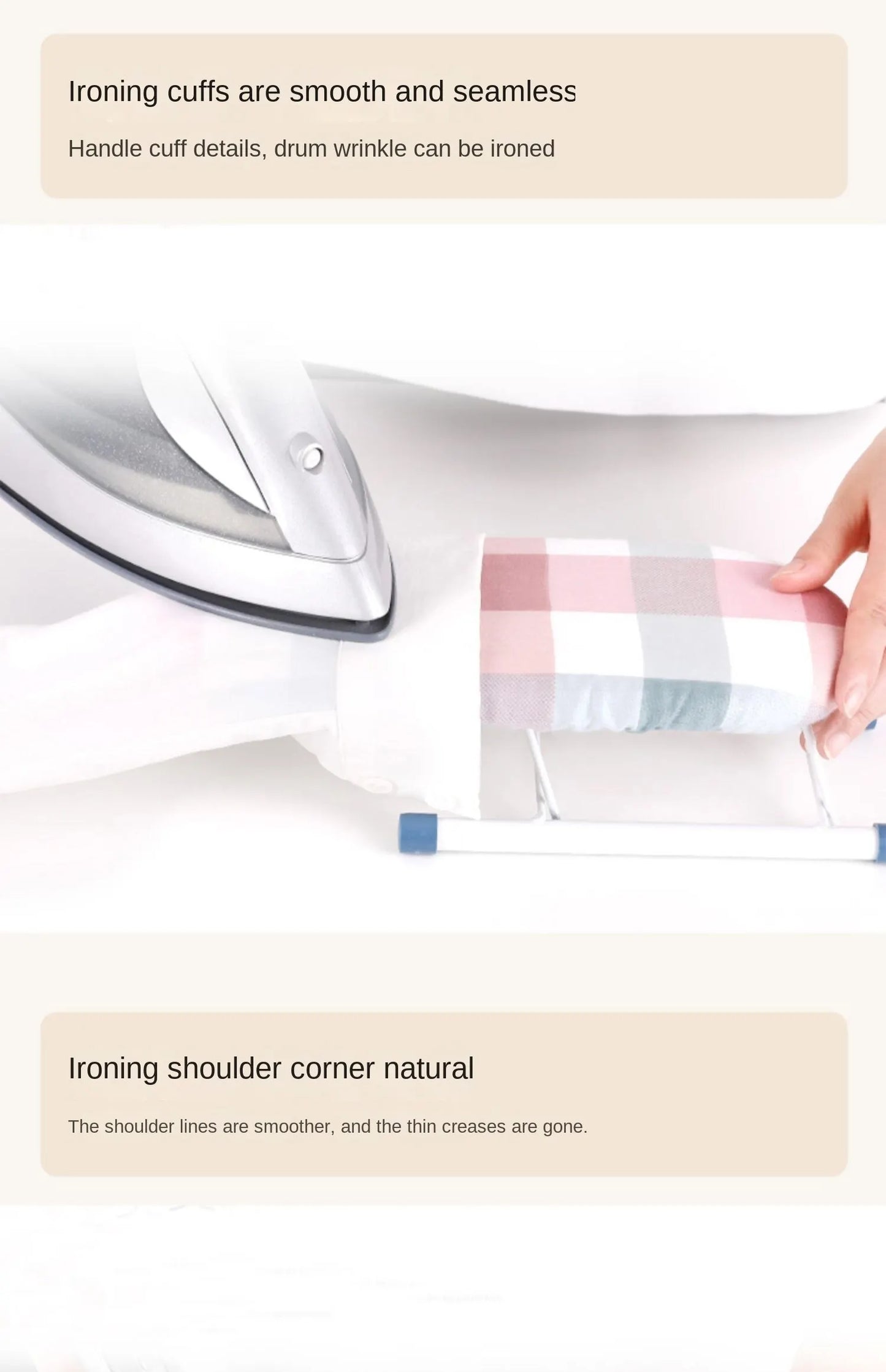 Mini planche à repasser portable pour vêtements, manches et chemises-petite taille, facile à ranger et à transporter